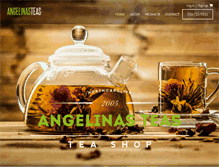 Tablet Screenshot of angelinasteas.com